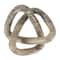 Hello Honey® 3.5" Beige Modern Decorative Marble Link Knot
